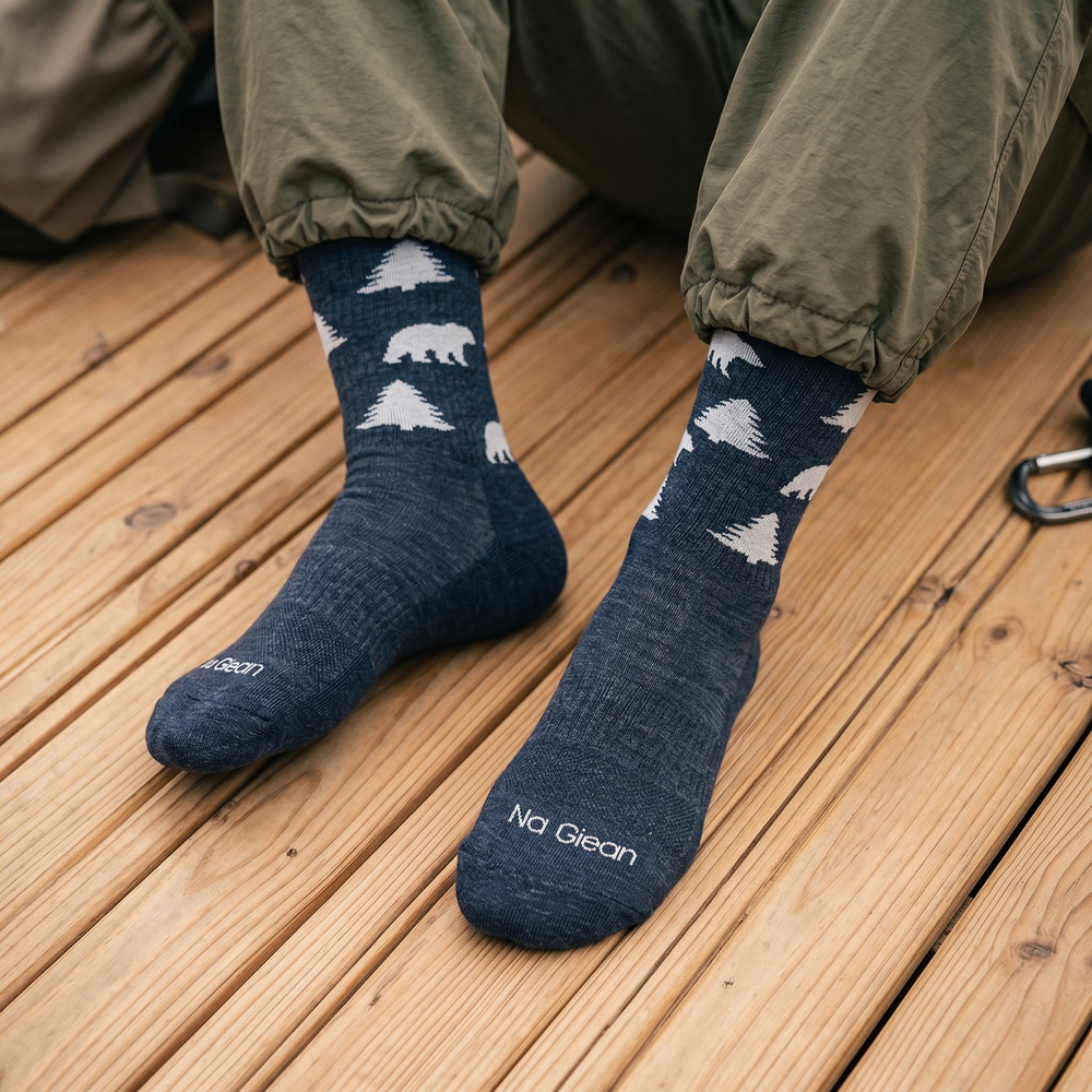 Jungle Light Weight Crew Hiking Socks