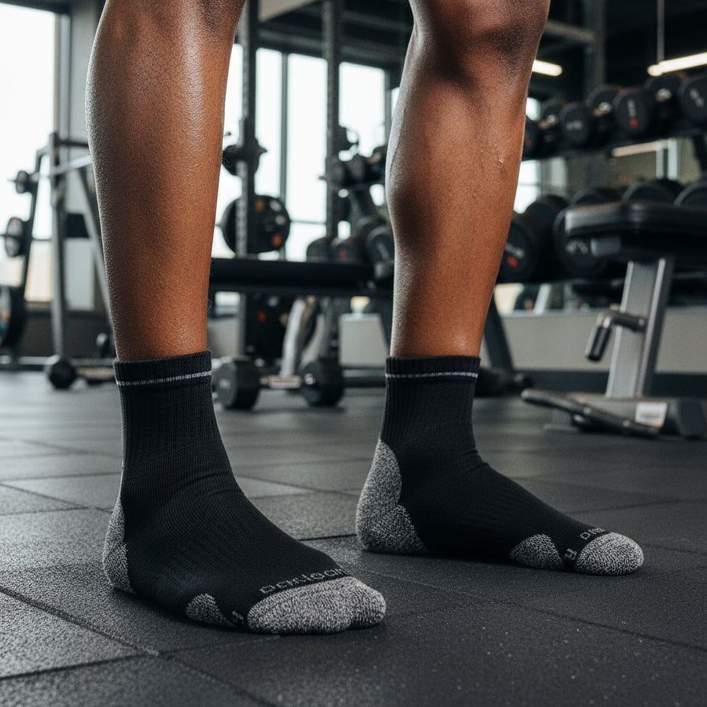 Medium Weight Micro Compression Running Socks - lightweight merino wool running socks by Na Giean
