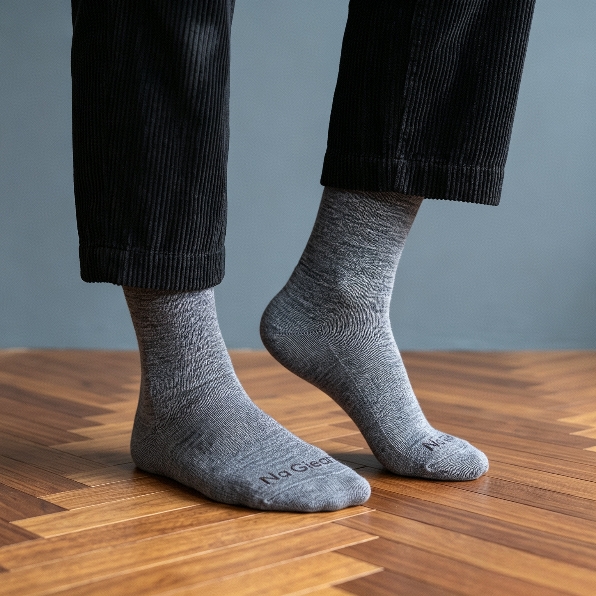 Dark Grey Ultralight Crew Casual Socks