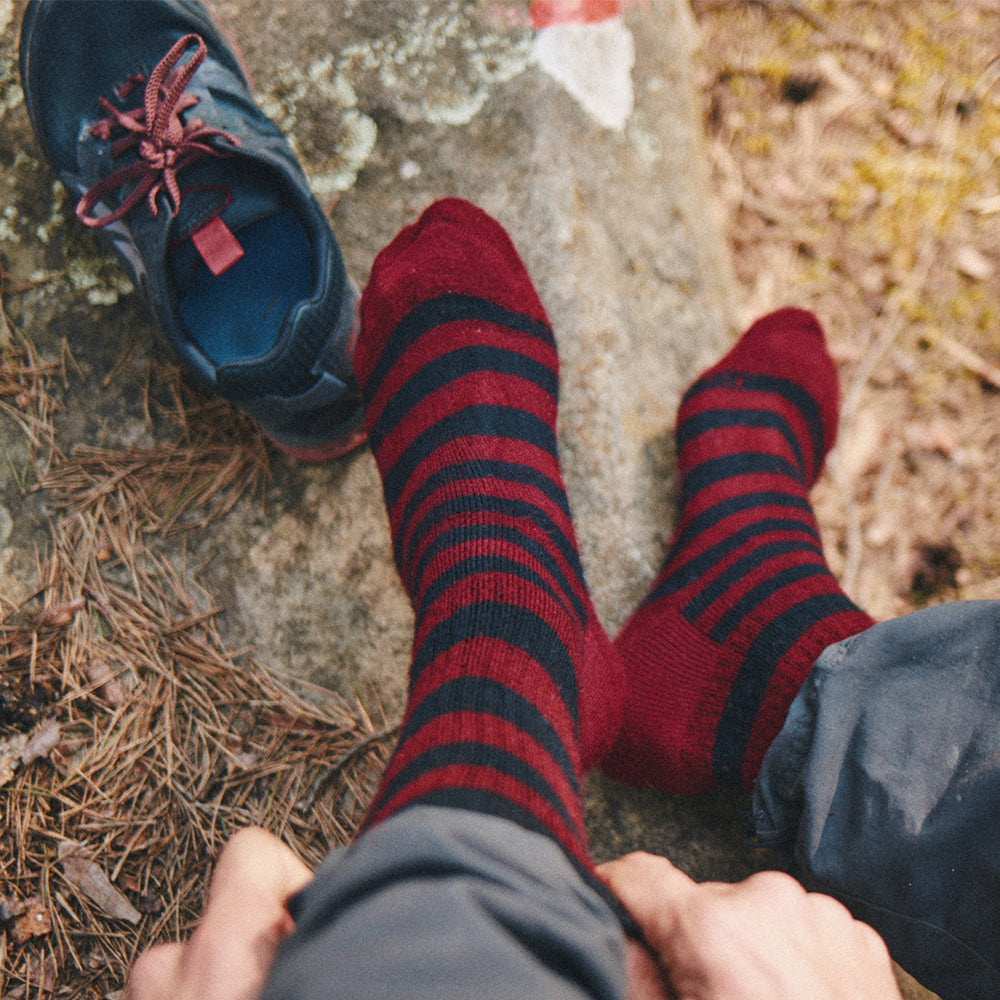 Heavy Weight Crew Hiking Socks - 100% merino wool hiking socks by Na Giean