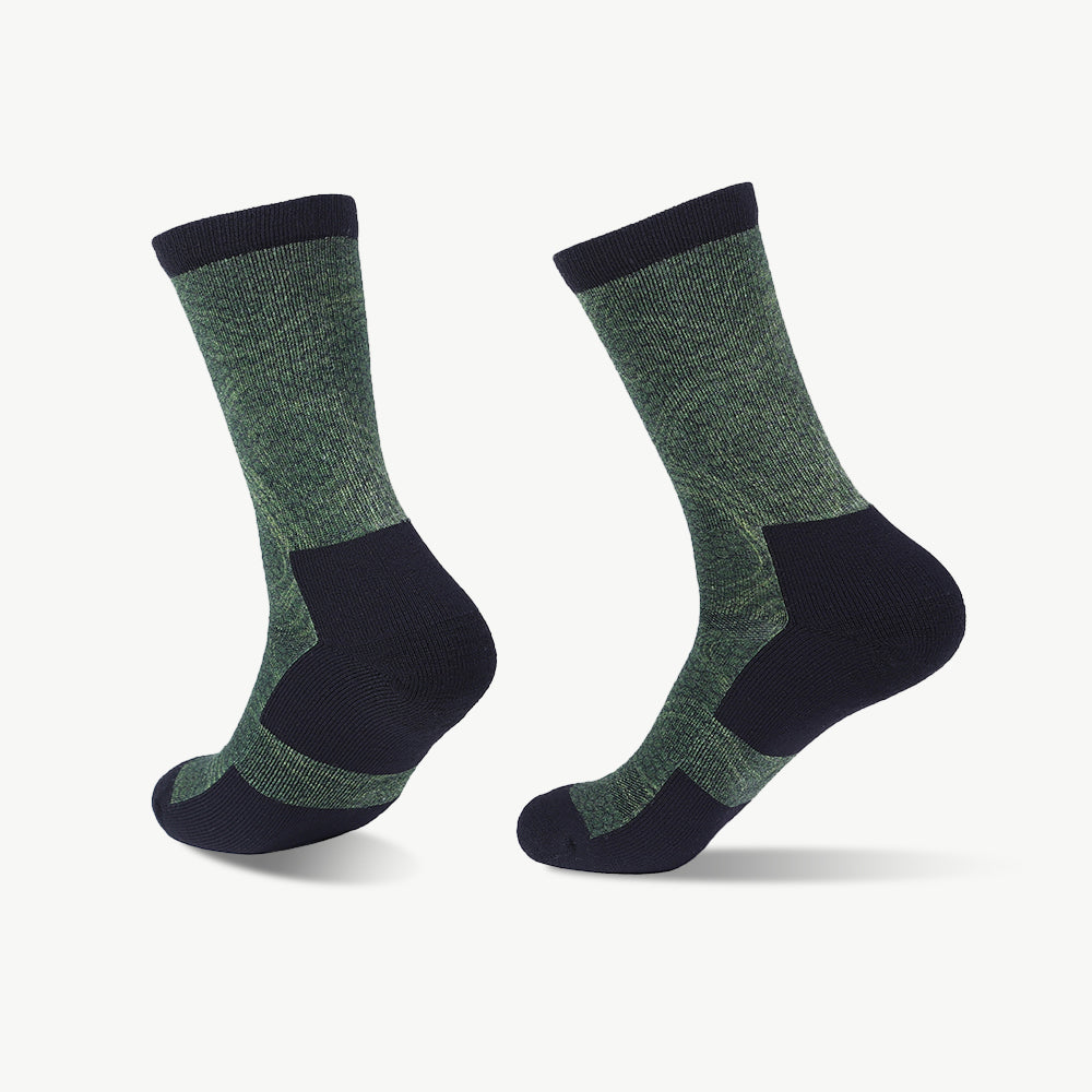Maze Medium Weight Crew Hiking Socks - Boulder Way Edition - 100% merino wool hiking socks by Na Giean
