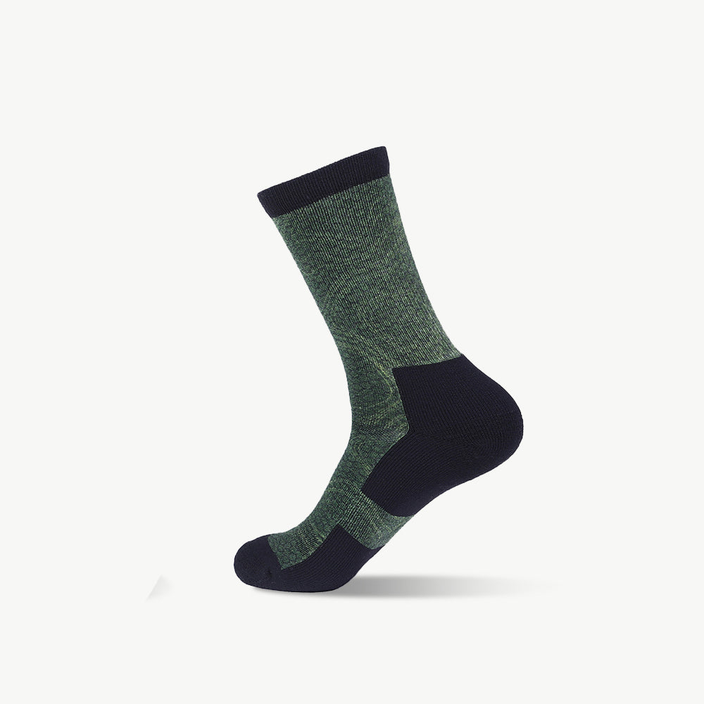 Maze Medium Weight Crew Hiking Socks - Boulder Way Edition - 100% merino wool hiking socks by Na Giean