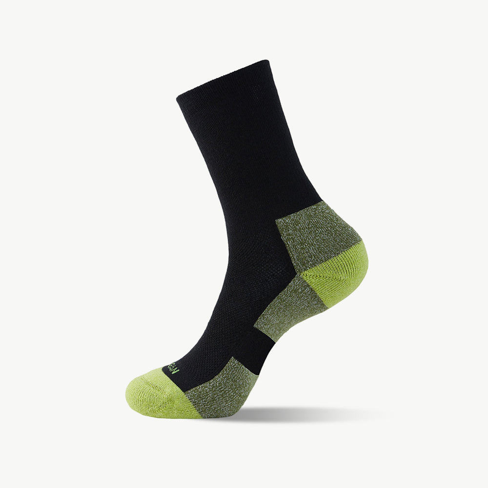 Powerful Durability Medium Weight Crew Hiking Socks - 100% merino wool hiking socks by Na Giean