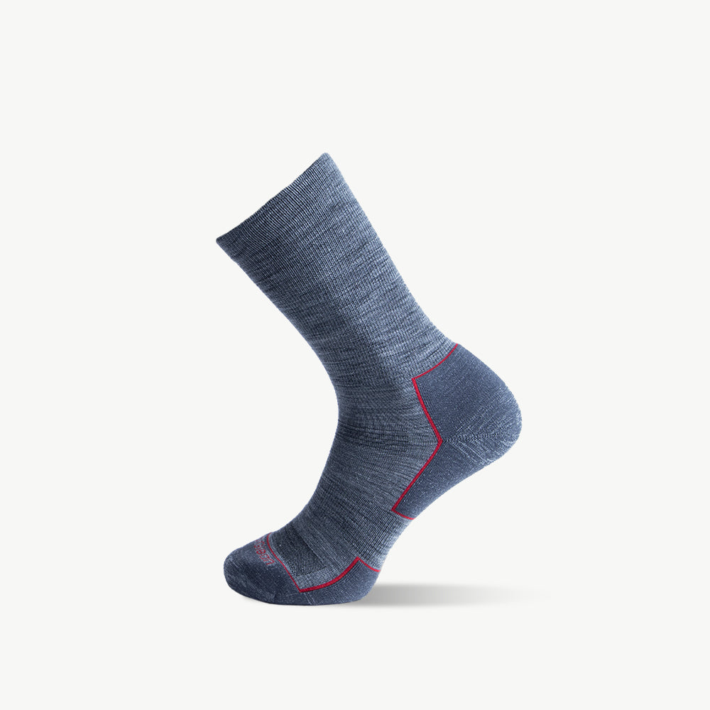 Dawn Light Weight Crew Hiking Socks - 100% merino wool hiking socks by Na Giean