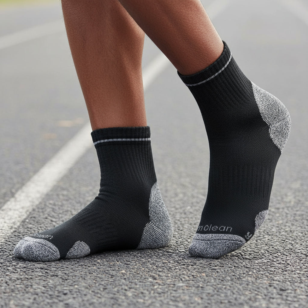 Medium Weight Micro Compression Running Socks - lightweight merino wool running socks by Na Giean