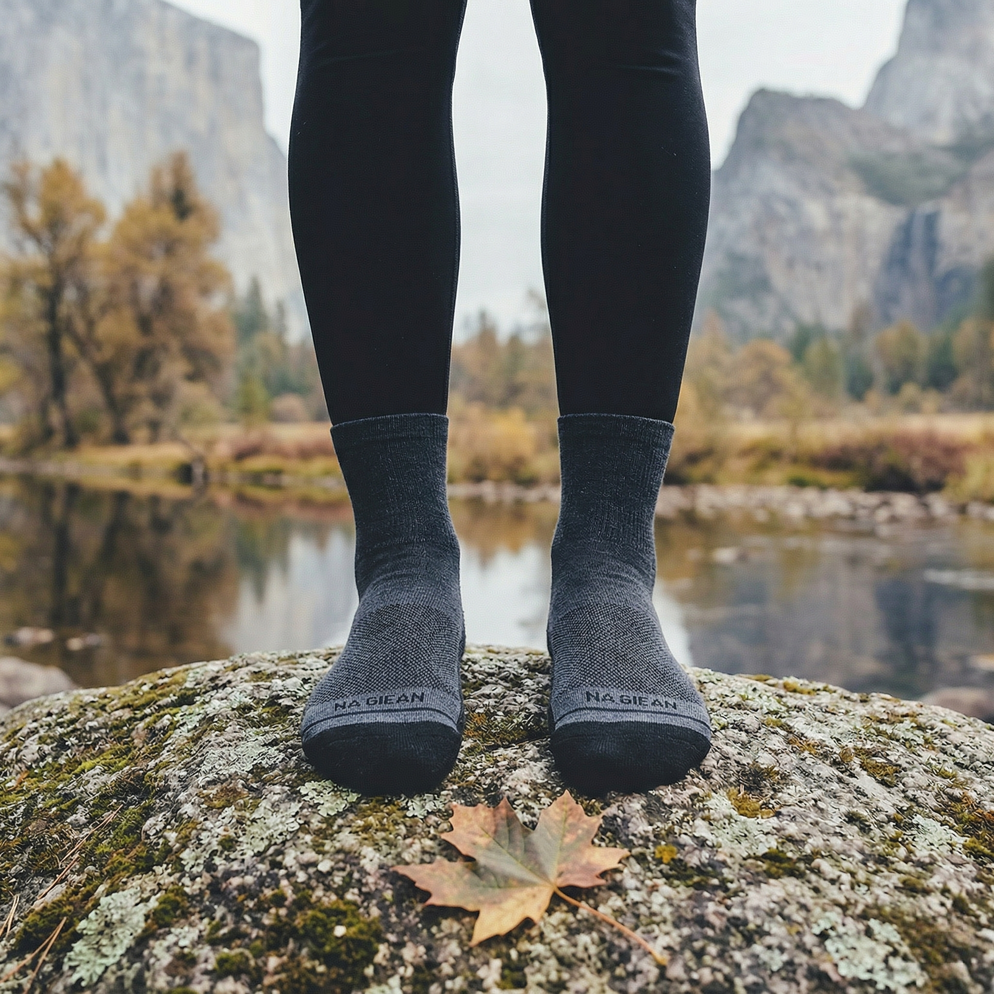 Marengo Enhanced Medium Weight Micro Trailing Socks - technical merino wool trail socks by Na Giean