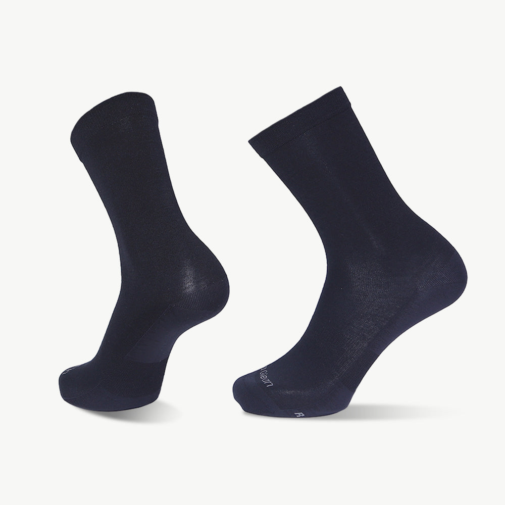 Classic Black Ultralight Crew Casual Socks - merino wool casual everyday socks by Na Giean