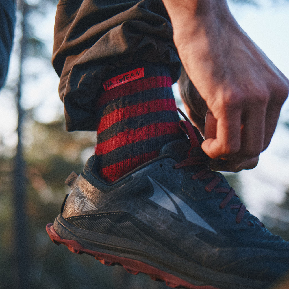 Heavy Weight Crew Hiking Socks - 100% merino wool hiking socks by Na Giean